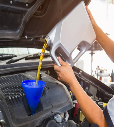 Car Engine Oil Replacement